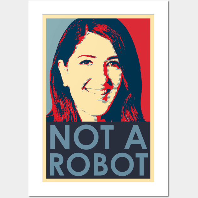 No Robot Wall Art by nickbeta